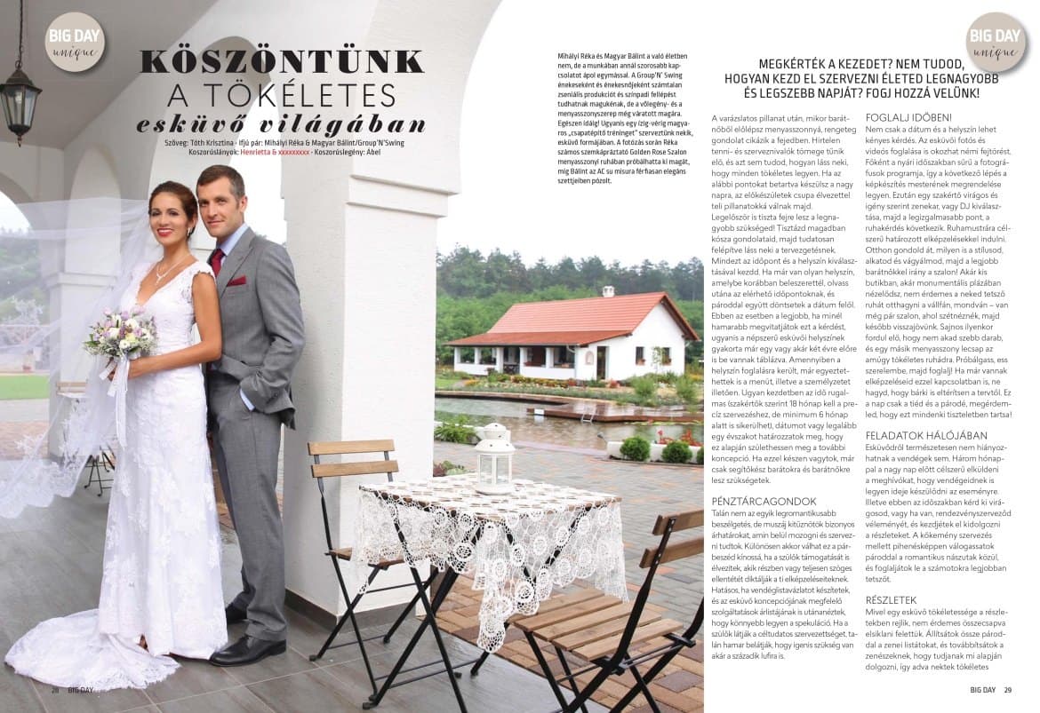 Big Day Esküvői Magazin — Köszöntünk a tökéletes esküvő világában