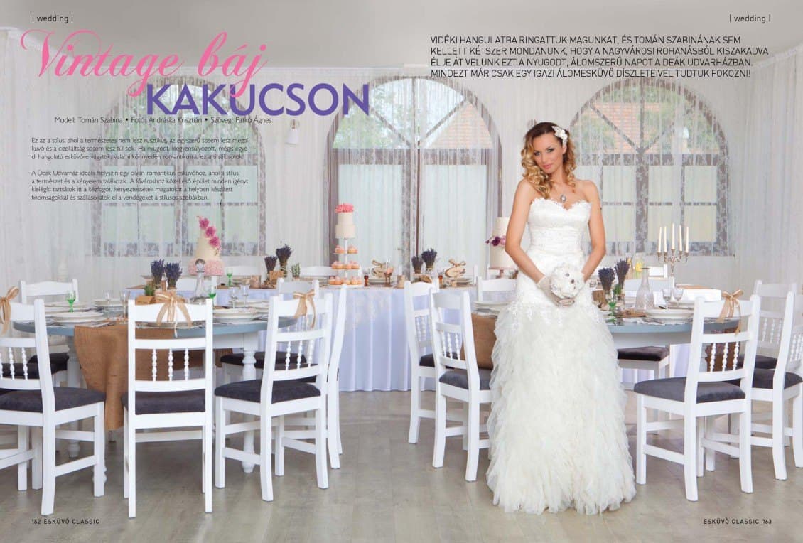 Esküvő Classic Magazin — Vintage báj Kakucson